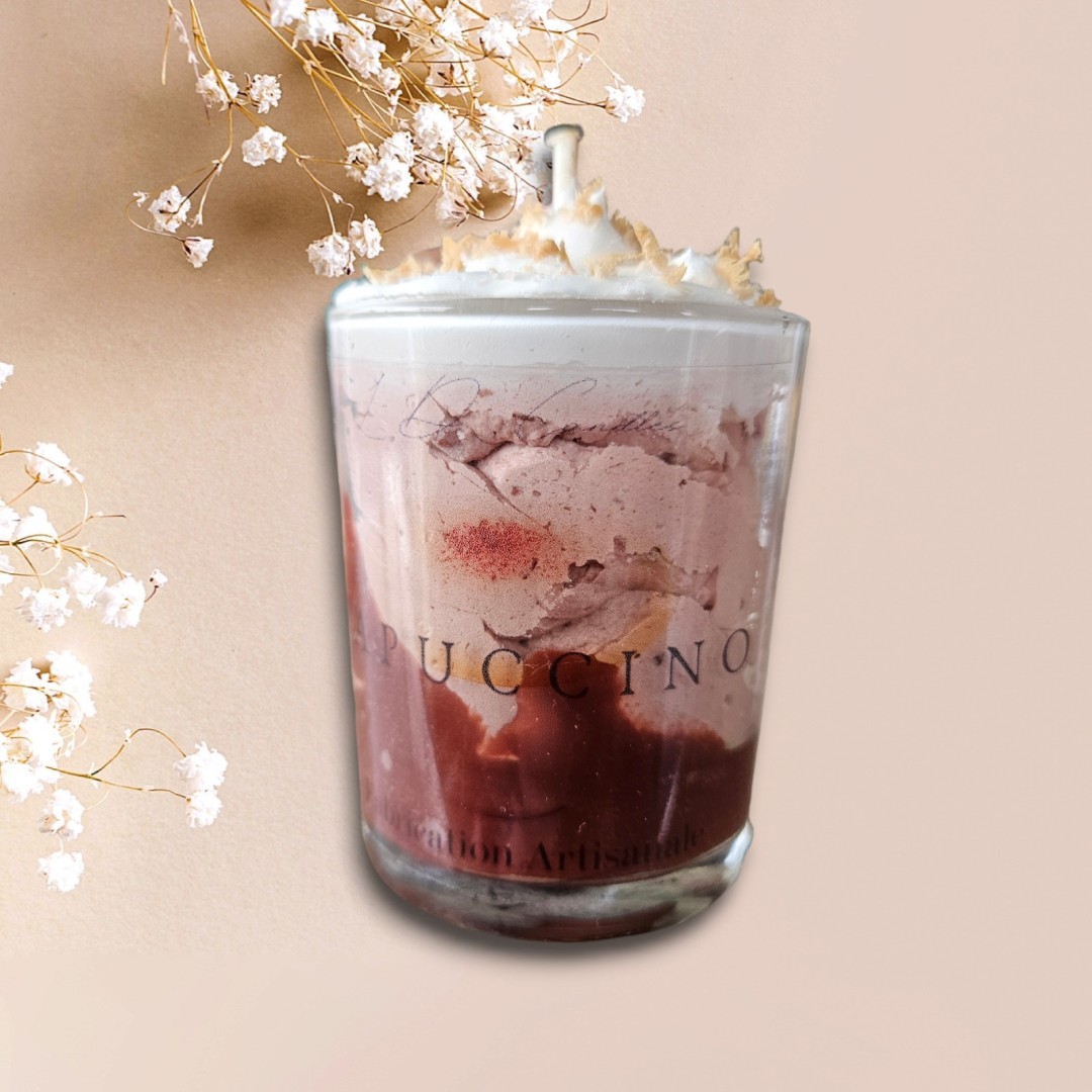 bougie capuccino 70g