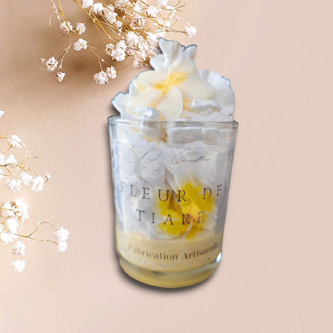 bougie fleur de tiare 70g bougie fleur de tiare 70g